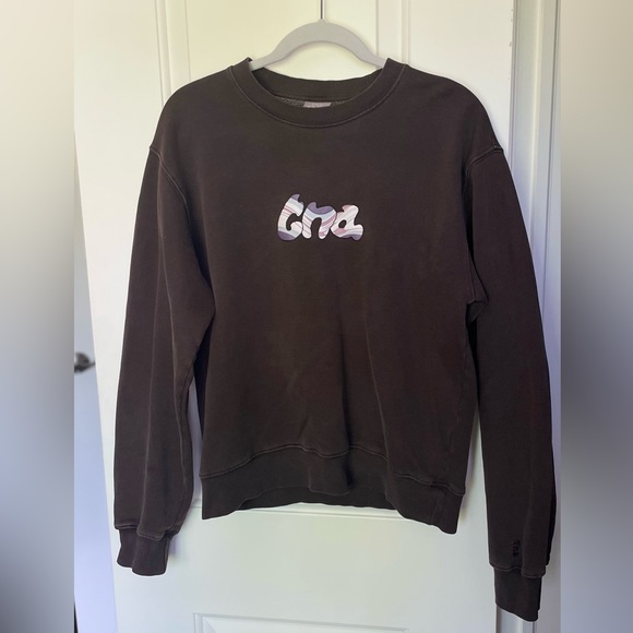 TNA Cozy Fleece Perfect Crewneck Sweatshirt - Picture 2 of 5